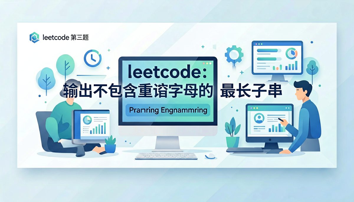 leetcode第三题: 输出不包含重复字母的最长子串